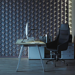 Гипсовая 3D Панель DRAGON SCALE - A варинант исполнения - 2 | Loft Concept в Перми