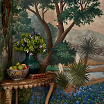 Обои ручная роспись Hill Country Scenic Special Colourway on scenic paper варинант исполнения - 5 | Loft Concept в Перми