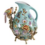 Кувшин с птичкой и  цветочным рисунком Blue Garden варинант исполнения - 1 | Loft Concept в Перми