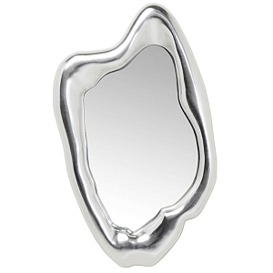 Зеркало в серебряной раме Liquid Iron