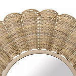 Зеркало круглое в плетеной раме Reed Mirror варинант исполнения - 2 | Loft Concept в Перми