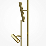 Напольный торшер светодионый золотой Lumen Duo варинант исполнения - 2 | Loft Concept в Перми