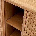 Буфет с 2-мя раздвижными дверцами из ясеневого шпона Toinette варинант исполнения - 3 | Loft Concept в Перми