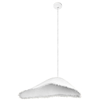 Подвесной светильник с асимметричным волнообразным абажуром и фактурной бахромой по краю Tactile Line варинант исполнения - 4 | Loft Concept в Перми