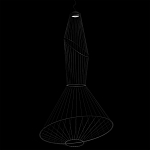 Подвесной светильник из металла Geometry of Beauty варинант исполнения - 4 | Loft Concept в Перми