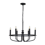 Люстра круглая с 6-ю лампами Kichler варинант исполнения - 8 | Loft Concept в Перми