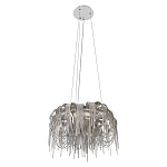 Люстра подвесная круглая с изогнутыми металлическими дугами и ниспадающими цепочками 65 см Atlantis Chain варинант исполнения - 12 | Loft Concept в Перми