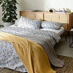 Постельное белье из сатина с рисунком 200х220 см Aurora Allure Sprout варинант исполнения - 3 | Loft Concept в Перми