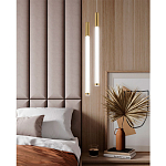 Подвесной светильник Cateline Brass Tube Hanging Lamp варинант исполнения - 2 | Loft Concept в Перми