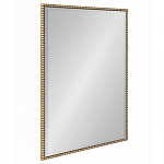 Зеркало прямоугольное в фактурной золотой раме Reflective Fabric варинант исполнения - 1 | Loft Concept в Перми
