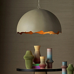 Подвесной светильник в форме купола с сочетанием золотого и оливкового цвета Eggshell варинант исполнения - 3 | Loft Concept в Перми