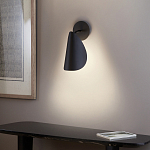 Бра с поворотным плафоном Aracea Black Wall Lamp варинант исполнения - 9 | Loft Concept в Перми