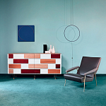 Дизайнерский широкий комод с ящиками Gio Ponti D.655.1 D.655.2 Chest of Drawers варинант исполнения - 3 | Loft Concept в Перми