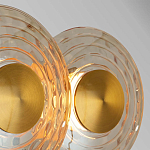 Бра из трех стеклянных фактурных дисков Eyepiece варинант исполнения - 4 | Loft Concept в Перми