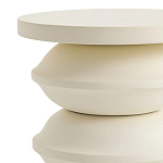 Фигурный приставной столик кремового цвета  AMORPHOUS варинант исполнения - 2 | Loft Concept в Перми