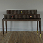 Премиальная Консоль с тремя ящиками Elsa Dreams Walnut варинант исполнения - 3 | Loft Concept в Перми