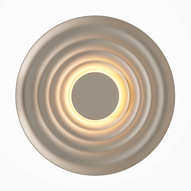 Бра круглое Soft Halo бежевый Бежевый в Перми | Loft Concept 