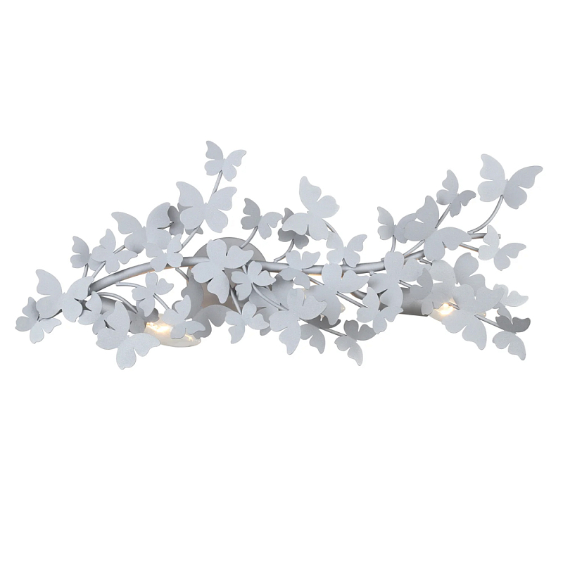 Бра оформленный в виде стаи бабочек Eternal Butterflies Серебряный Золотой в Перми | Loft Concept 