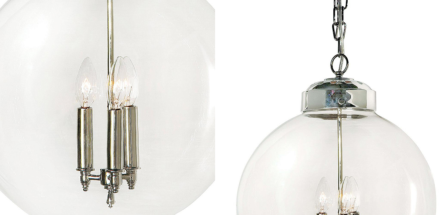 Подвесной светильник Conor Globe Hanging lamp Silver Подвесной светильник Conor Globe Hanging lamp Silver - Loft-Concept в Перми