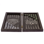 Подарочные нарды из натурального камня с гравировкой Backgammon from Stone варинант исполнения - 2 | Loft Concept в Перми