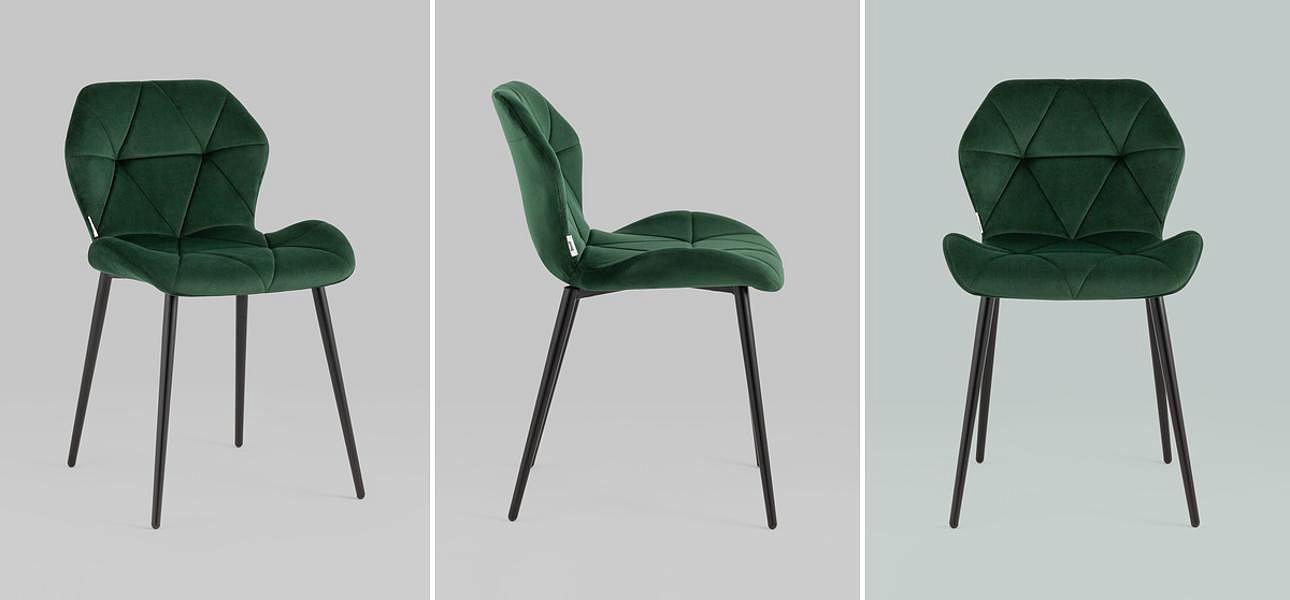 Стул Jeroen Chair II Зеленый Велюр Стул Jeroen Chair II Зеленый Велюр - Loft-Concept в Перми