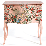 Комод розовый с росписью Цветы L.XV CHEST OF DRAWERS Flowers варинант исполнения - 1 | Loft Concept в Перми