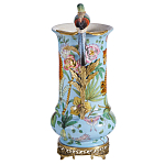 Ваза из фарфора с птицей на бронзовой ветке Garden of Eden варинант исполнения - 3 | Loft Concept в Перми