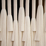 Декор на стену Белые Кисти Wall decor White Tassels варинант исполнения - 1 | Loft Concept в Перми