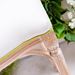 Барный стул золотистый из натурального бука с изображением птиц и цветов Blooming Birds варинант исполнения - 2 | Loft Concept в Перми