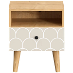 Прикроватная тумба с изображением на ящике Elise Nightstand варинант исполнения - 6 | Loft Concept в Перми