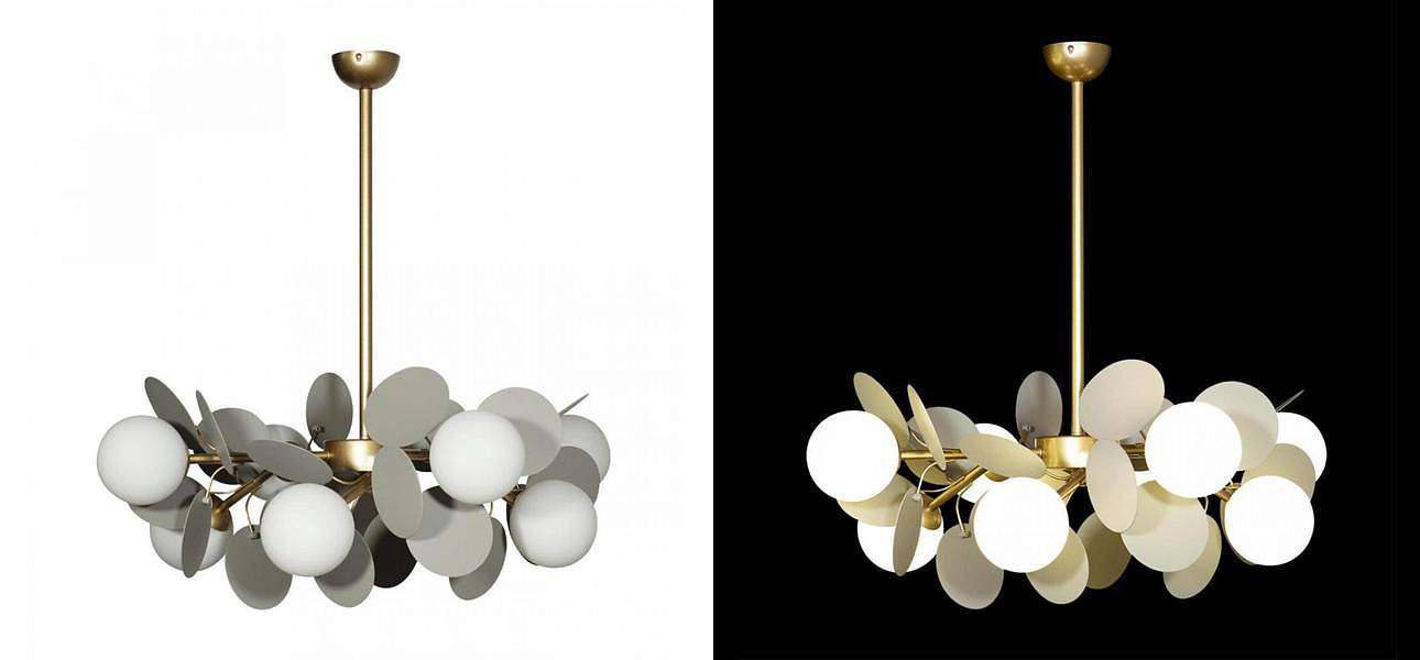 Люстра MATISSE Chandelier Gray 8 ламп Люстра MATISSE Chandelier Gray 8 ламп - Loft-Concept в Перми