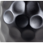 Столик журнальный с круглой деревянной столешницей на черном фактурном основании Bourgeon варинант исполнения - 6 | Loft Concept в Перми