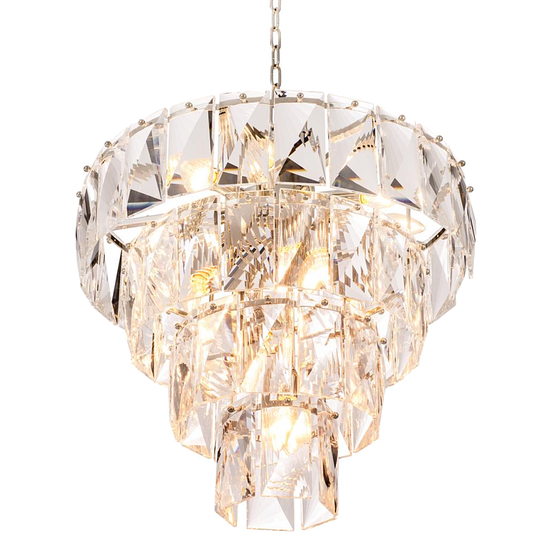 Люстра Chandelier Amazone S Никель Прозрачный в Перми | Loft Concept 