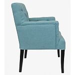 Кресло Addison Chic Armchair blue flax варинант исполнения - 1 | Loft Concept в Перми