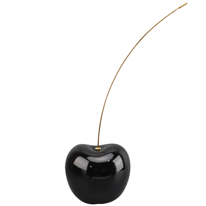 Декоративная статуэтка вишня Cherry Black Statuette Черный Золотой в Перми | Loft Concept 