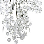 Бра с хрустальными подвесками на металлических ветках Fairytree Light Silver Wall Lamp варинант исполнения - 2 | Loft Concept в Перми