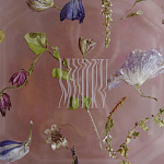 Шкатулка из эпоксидной смолы с цветами розовая Epoxy Resin Square Box Pink варинант исполнения - 3 | Loft Concept в Перми