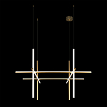 Люстра с 6-ю цилиндрическими плафонами на тонких тросах Trumpet tube варинант исполнения - 7 | Loft Concept в Перми