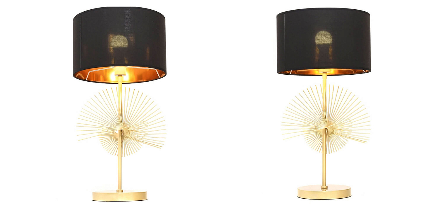 Настольная лампа Genoveva Table lamp black Настольная лампа Genoveva Table lamp black - Loft-Concept в Перми