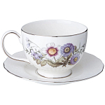 Чайный сервиз из фарфора с рисунком цветов на 6 персон 14 предметов Garden Whisper Porcelain Set  варинант исполнения - 3 | Loft Concept в Перми