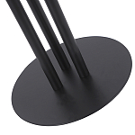 Настольная лампа с тремя прозрачными куполообразными плафонами и черным металлическим основанием Flos Wireline Lighting варинант исполнения - 2 | Loft Concept в Перми