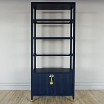 Стеллаж со стеклянными полками Elsa Dreams Blue варинант исполнения - 6 | Loft Concept в Перми