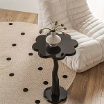 Дизайнерский журнальный стол в виде чёрного цветка Ludox варинант исполнения - 2 | Loft Concept в Перми