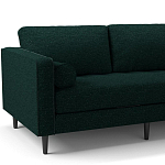 Мебельная ткань Шенилл темно-зеленый цвет 138 см T4-36 варинант исполнения - 10 | Loft Concept в Перми