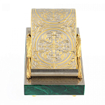 Подставка для телефона из натурального камня малахит Natural Stone Stand варинант исполнения - 3 | Loft Concept в Перми