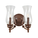 Бра с 2-мя стеклянными плафонами с пузырьками Feiss варинант исполнения - 1 | Loft Concept в Перми