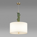 Подвесной светильник с декором в виде кактуса из керамики Opuntia D45 см варинант исполнения - 4 | Loft Concept в Перми