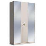 Шкаф трёхдверный с 2-мя зеркальными дверками Satin Furniture варинант исполнения - 1 | Loft Concept в Перми