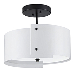 Потолочный светильник круглый светодиодный Semicircular White Panels белый варинант исполнения - 3 | Loft Concept в Перми