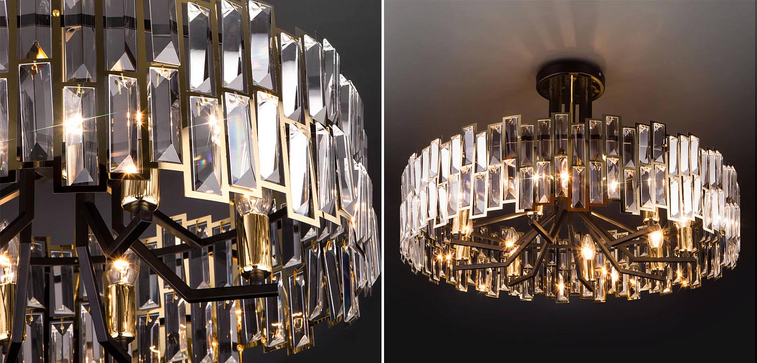 Потолочная люстра Darkness Chandelier gold 71 Потолочная люстра Darkness Chandelier gold 71 - Loft-Concept в Перми